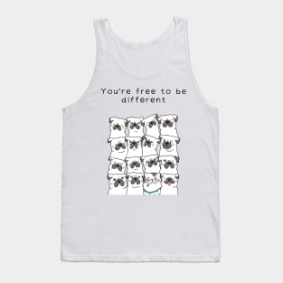 You Are Free To Be Different Tank Top